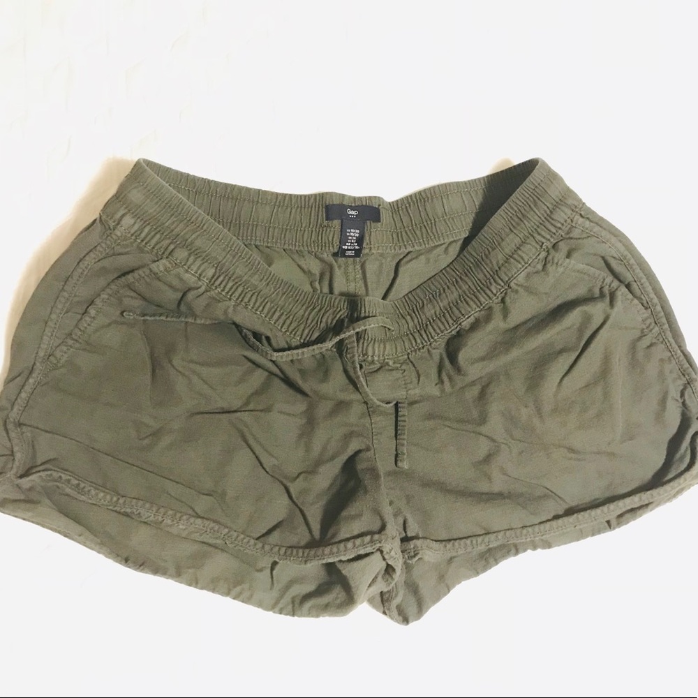 Olive green shorts